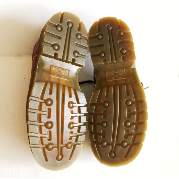 Dr Martens 9764 Tan Brown Grizzly Oxfords Sz 8 EUC - Picture 9 of 12
